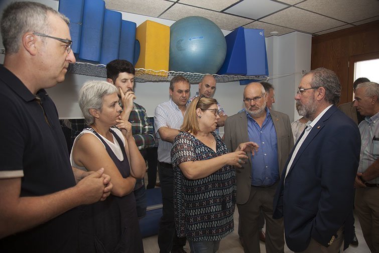 Els presidents Reñé i Huguet inauguren la nova planta del CDIAP 1