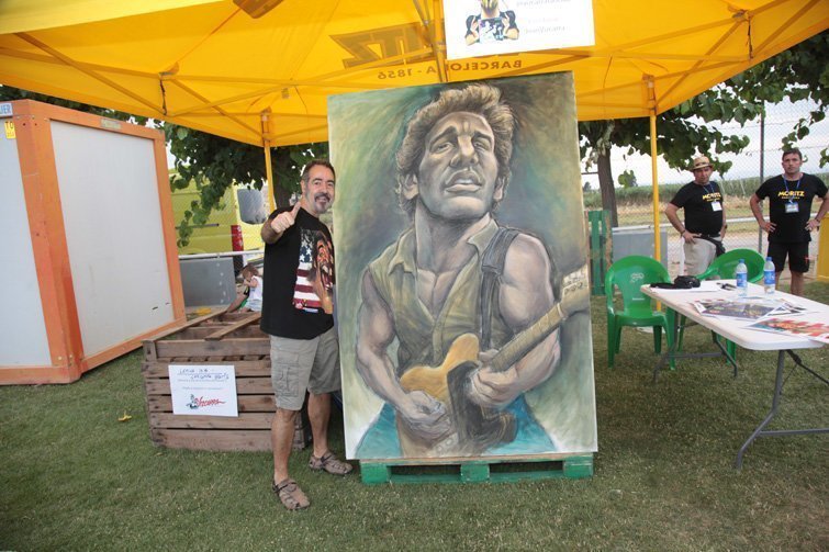 Caricatura de Bruce Springteen