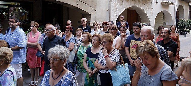 Concentracio a Juneda per demanar solucions a l'N-240