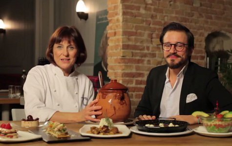 Teresa Carles i el seu fill Jordi Barri