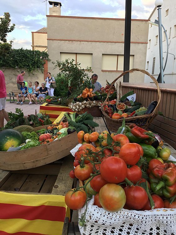 Mostra dels productes que van participar en la trobada