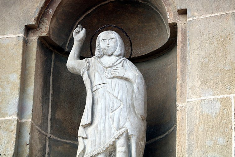 Imatge de Sant Joan a l'església de Benavent de Segrià
