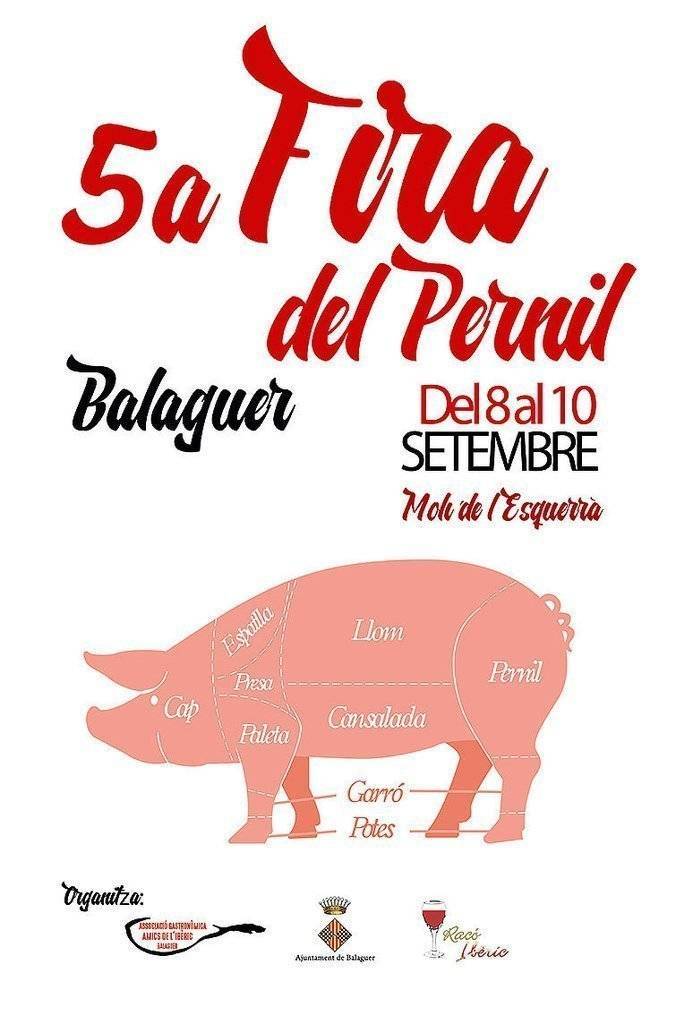 Balaguer Cartell Fira del Pernil2017 texte