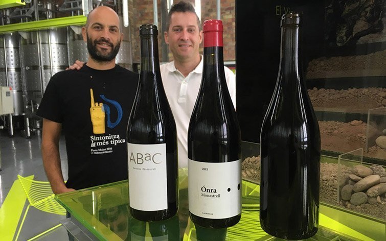 L'enòleg de Lagravera  Ivà Gallego, i el director Sergi Garcia 1