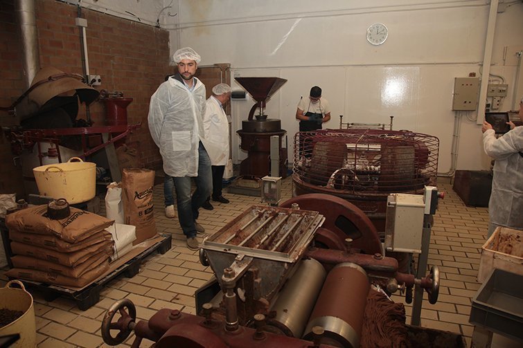 visita a les instal3lacions de Xocolates Jolonch d'agramunt