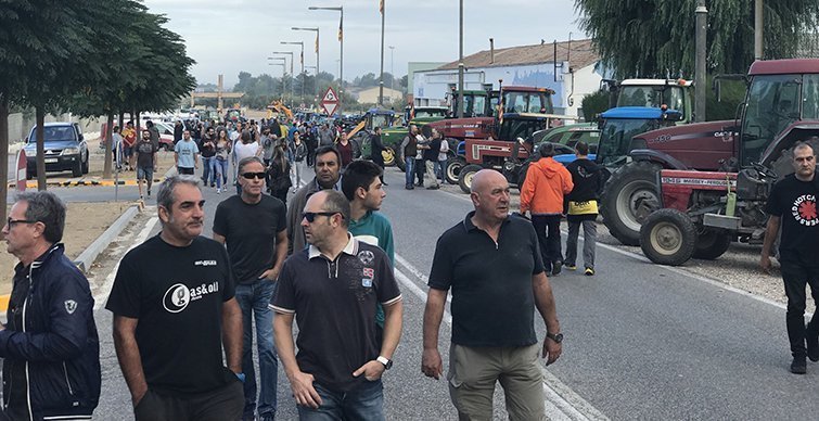 Aturada a les Garrigues