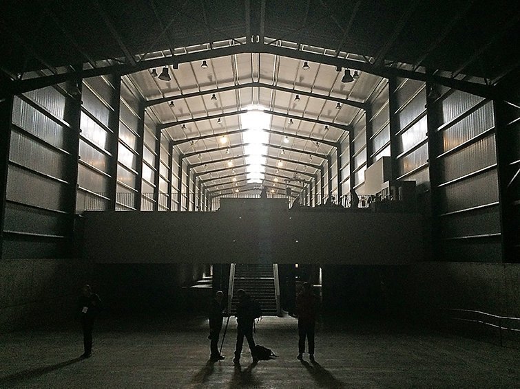 Site de la instal·lació de Juan Muñoz en PLANTA de Fundació Sorigué