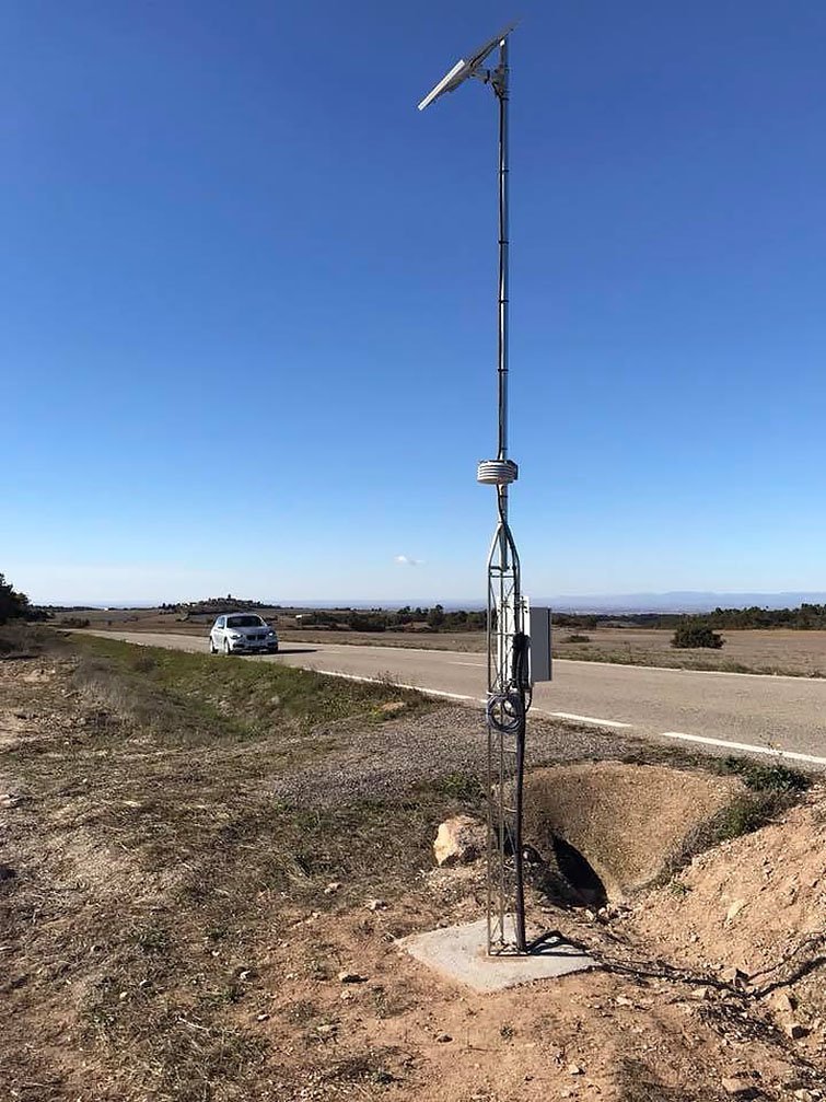 Montoliu instal•la una estació meteorològica per controlar les possibles gelades 1 texte
