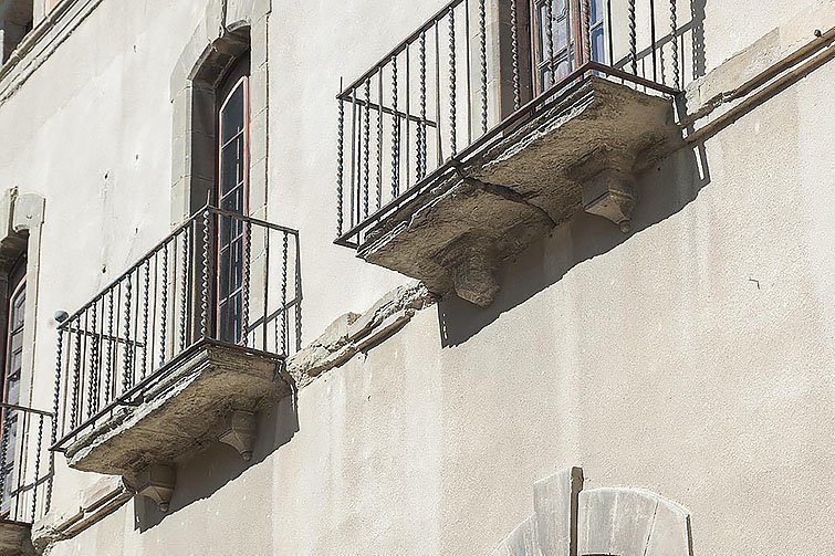 Imatge balcons façana sud