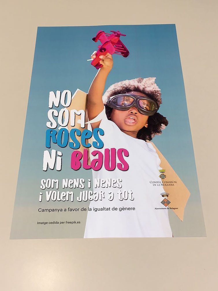 L'ajuntament de Balaguer i el Consell Comarcal han presentat una campanya a favor de la igualtat de gènere texte