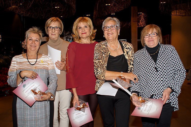 Les dones que van retre homenatge de la Federació de dones del Pla d'Urgell 1