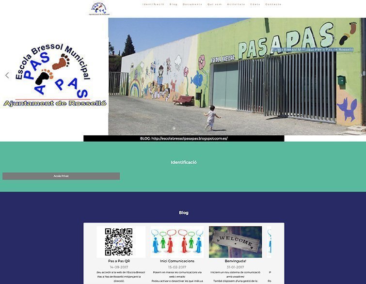 L'Escola Bressol Pas a Pas de Rosselló incorpora un sistema informàtic pioner 2