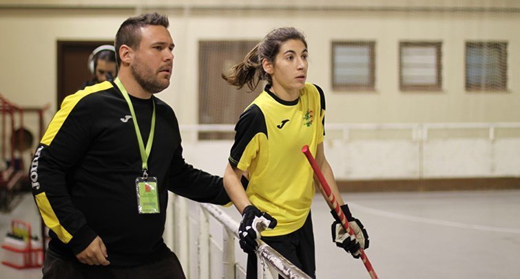 Jordi Capdevila en una de les sessions de preparació del club Aldhra Fagavi de Vila-sana