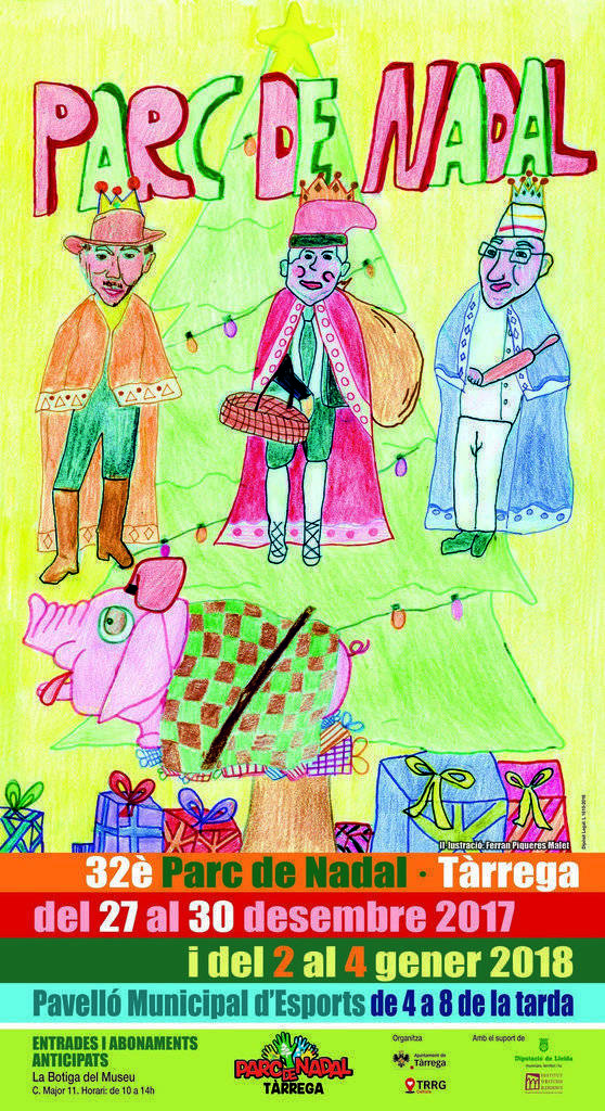 Cartell Parc de Nadal 2017 Tàrrega