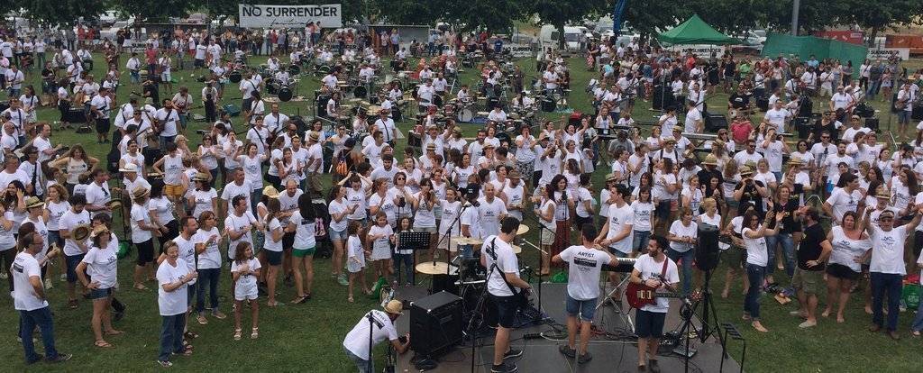 Participants en el No Surrender Festival de Vilanova de Bellpuig