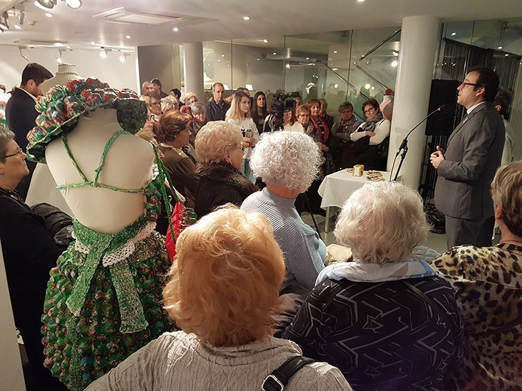Inauguració de l'exposició dels vestits participants en el Concurs del 2017