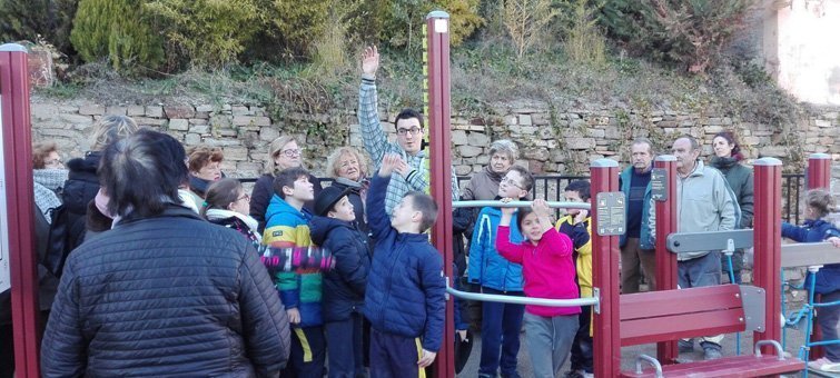 Visita els escolars de Cubell al Parc de Salut