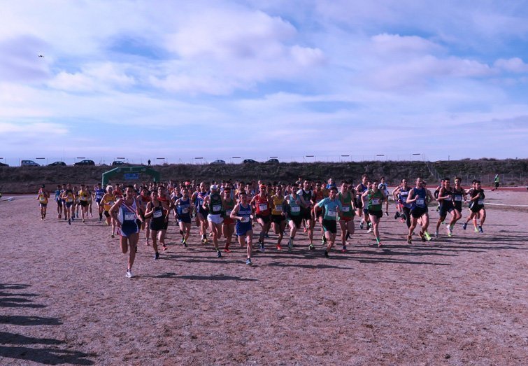 Imatge dels participants en el Campionat de Catalunya de Cros 1