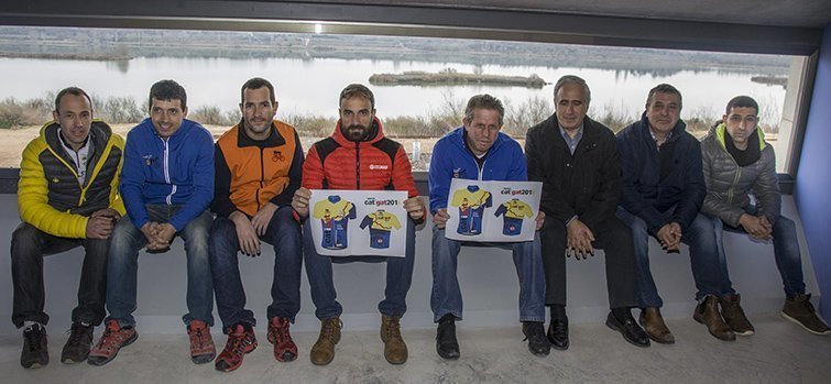 Membres de l'organització de la marxa BTT Catigat Pla d'Urgell