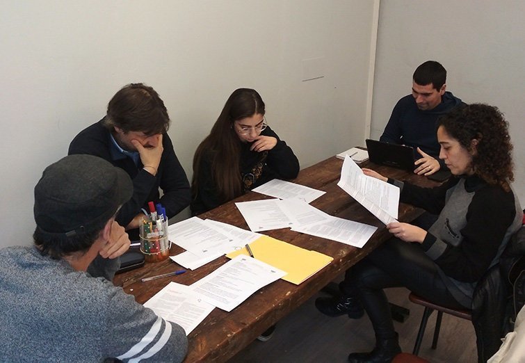 Deliberació del jurat del concurs de projectes Espenta