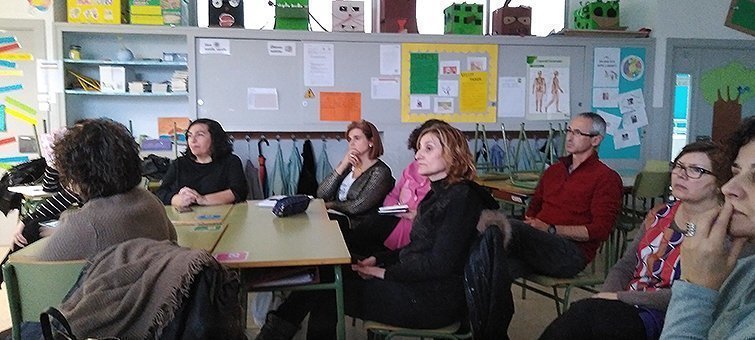 Els docents de l'escola Pompeu Fabra que participen en la formacikó