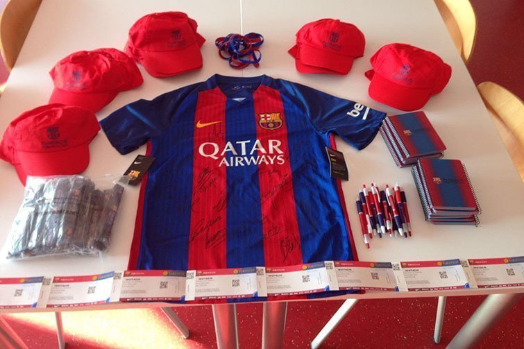 Els articles que es van sortejar en les estades de Balaguer