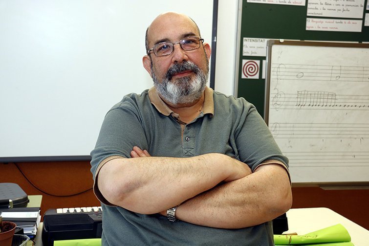 Pla mig del professor Ramon Manuel Ribelles, que ha descobert els vincles del jutge Llarena amb Torregrossa, el 13 d'abril de 2018. (Horitzontal)