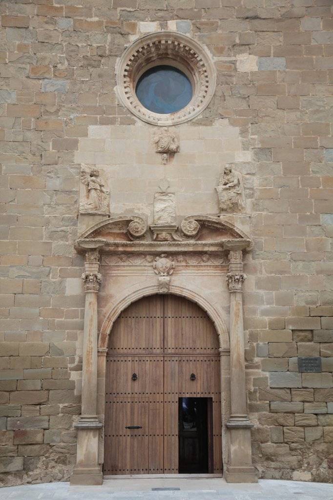 Acte de presentació de la restauració del pórtic de l'església de Linyola 2