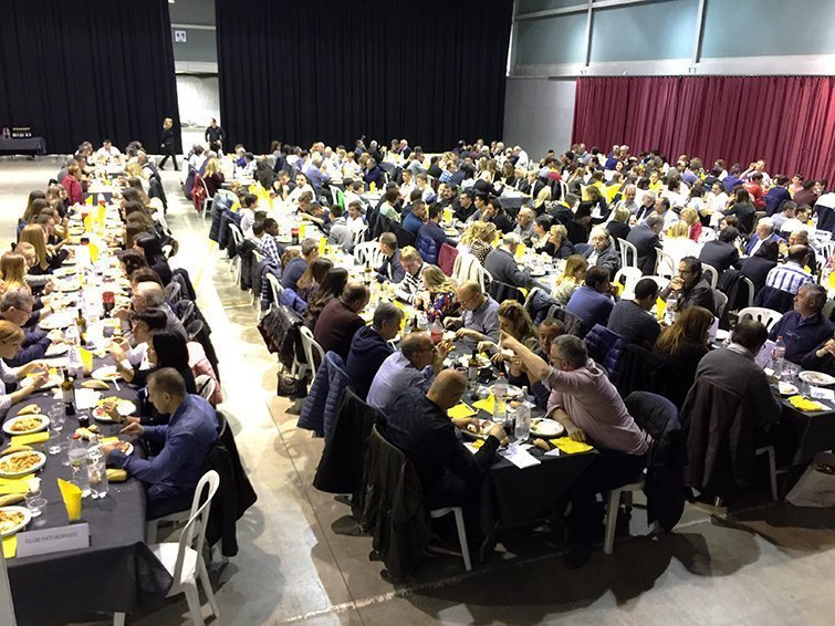 Imatge dels participants en la Festa de l'Esport de les Borges