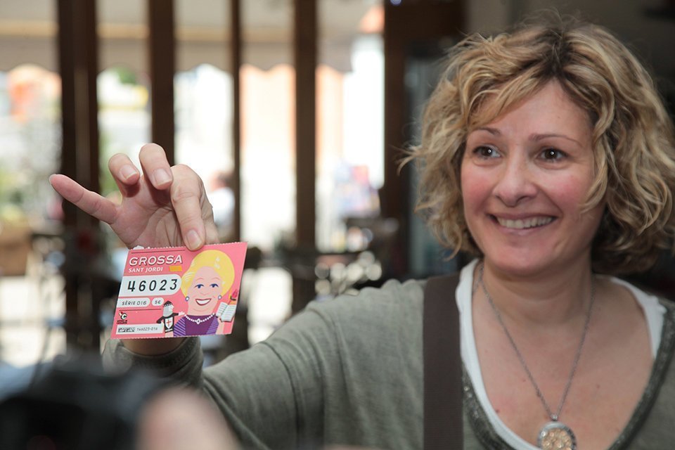 La butlleta guanyadora de la Grossa de Sant Jordi 2018