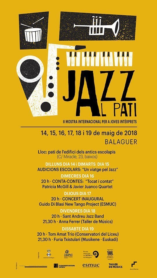 Cartell Jazz al Pati 2018