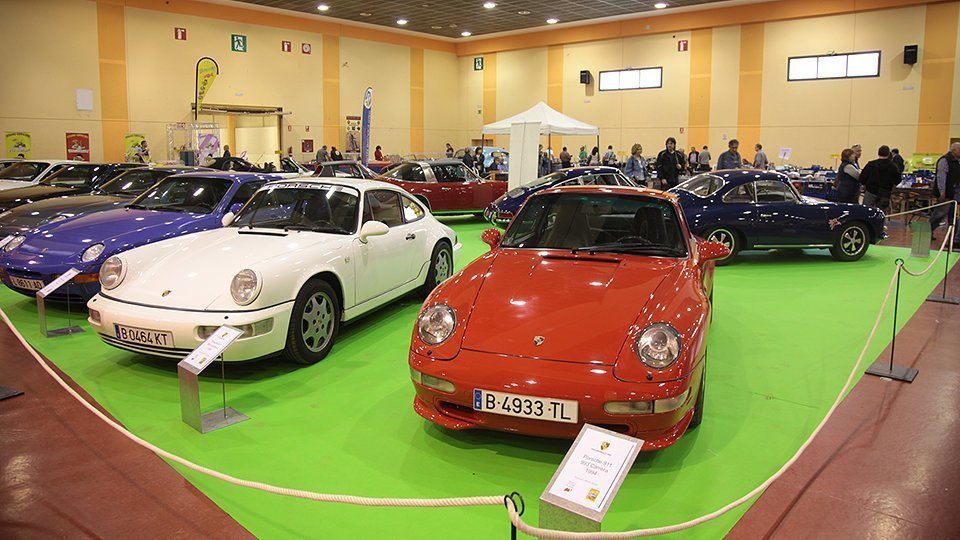 Mostra de la marca  Porsche en el marc de la Fira Expoclàssic de Mollerussa