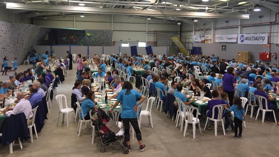 El dinar dels participants en la iniciativa Posa't la Gorra a Balaguer