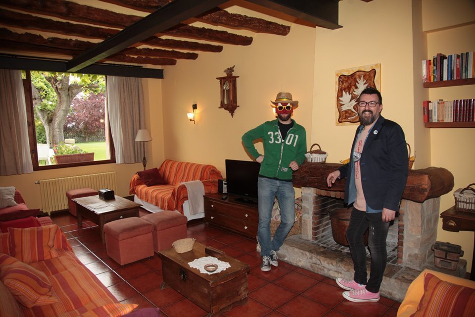 Josep Maria Pons i Sr Postu a l'Era de Cal Falillo de Vilanova de Bellpuig