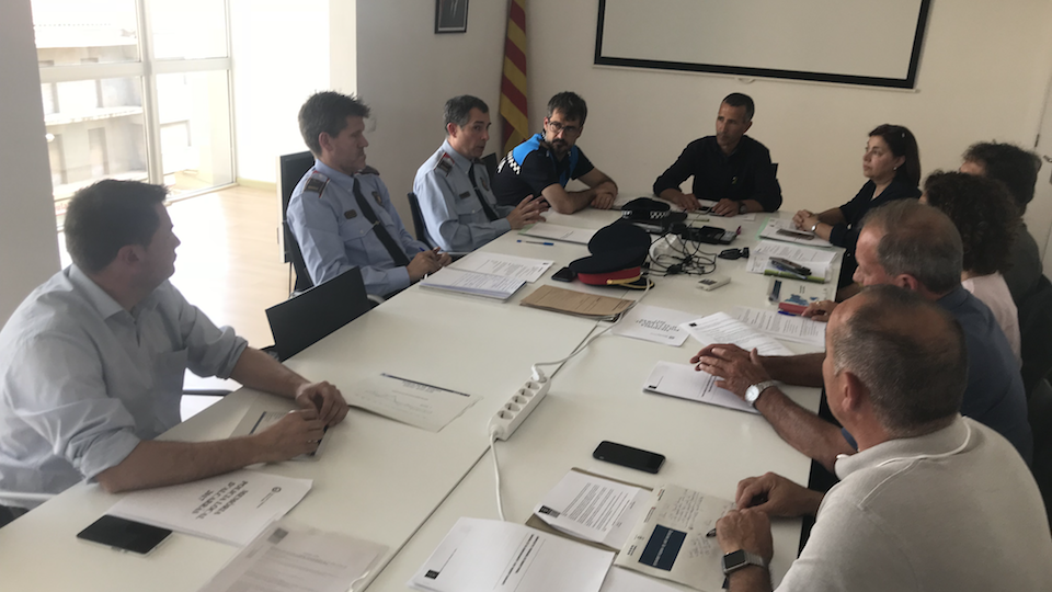 Imatge de la Junta de Seguretat Local celebrada el passat dimecres 9 de maig a Alcarràs Imatge de la Junta de Seguretat Local celebrada el passat dimecres 9 de maig a Alcarràs
