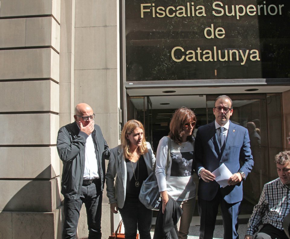 Marc Solsona va ser el primer alcalde a declarar en la Fiscalia de Catalunya