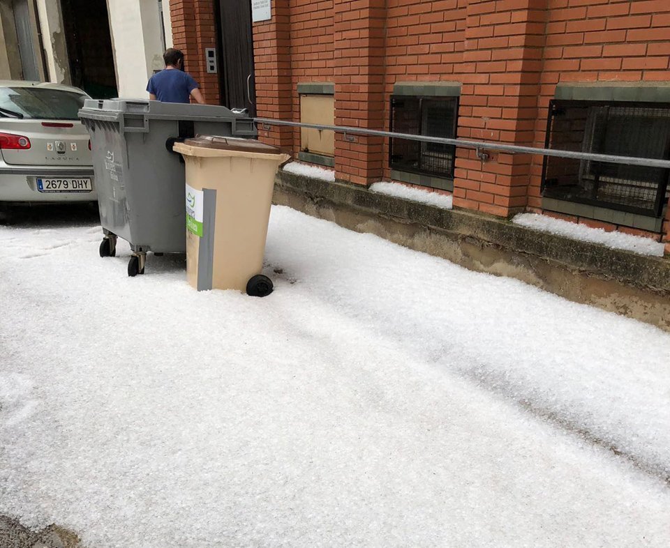 El municipis dde la Noguera afectats per la pedregada Interior