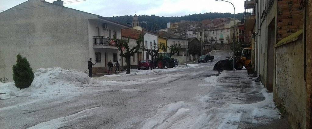 El municipis dde la Noguera afectats per la pedregada