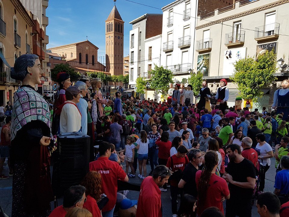 Trobada Gegantera de Festa Major a Mollerussa