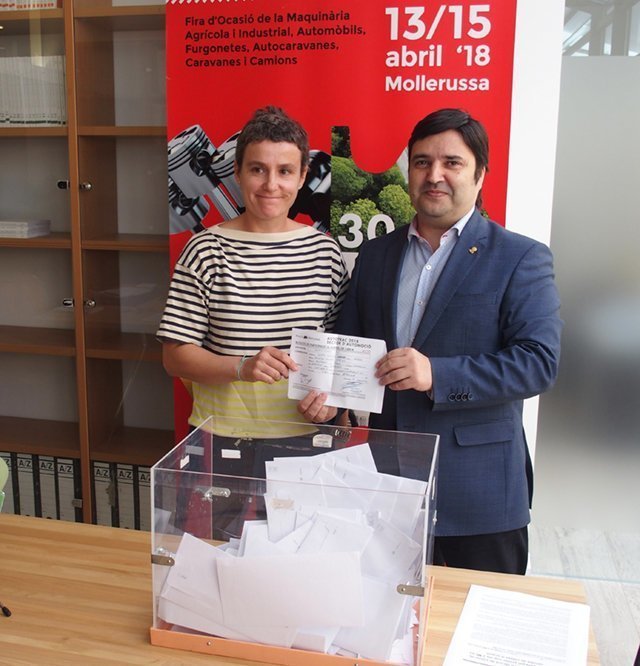 Sorteig del premi de 3.000 euros en l-edici'o 2018 d-Autotrac