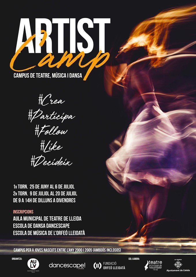 Cartell de la primera edició del ArtistCamp