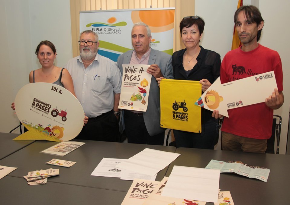 Presentació de la tercera edició de Benvinguts a Pagès al Consell Comarcal del Pla d'Urgell