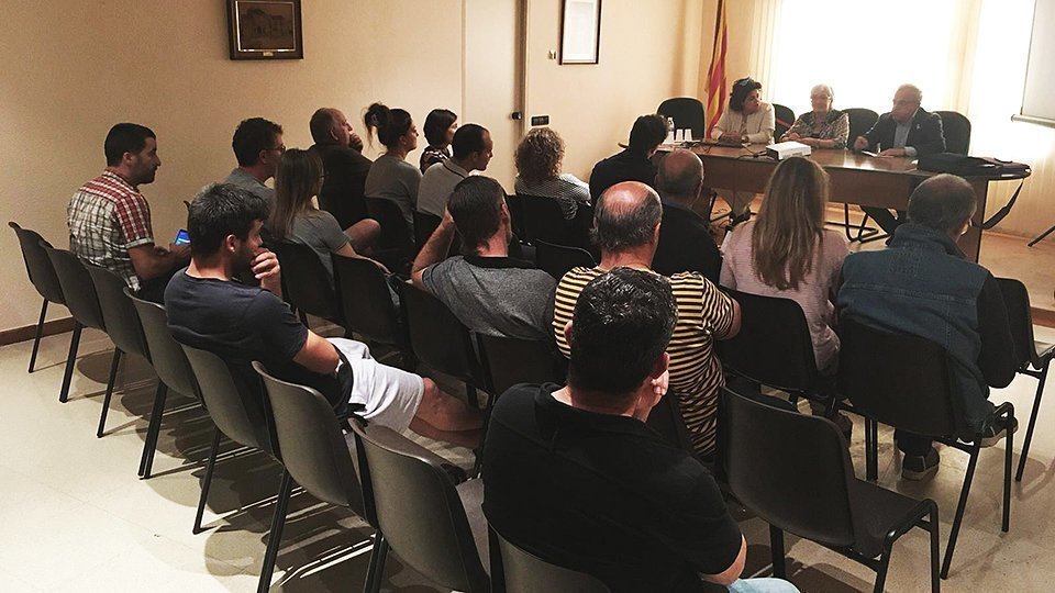 Enric Mir presideix la presentació de les dades a Llardecans