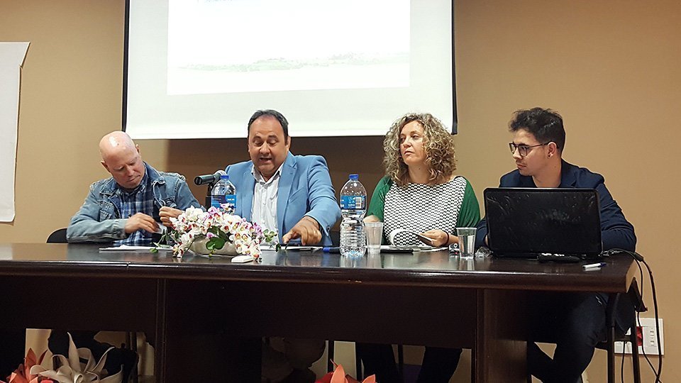 Antoni Villas presideix la presentació de l'estudi a Juncosa