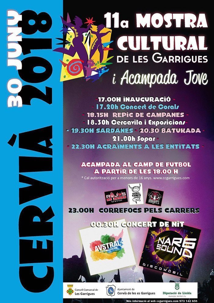 Cartell 11a Mostra Cultural Garrigues