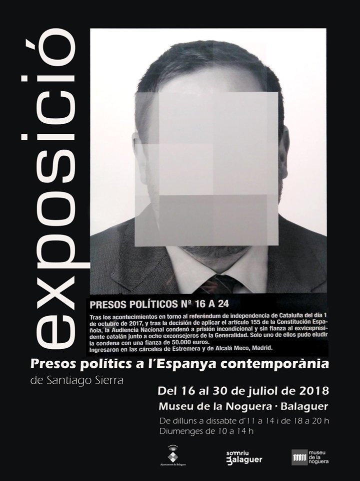 Cartell presos polítics a l'Espanya contemporània