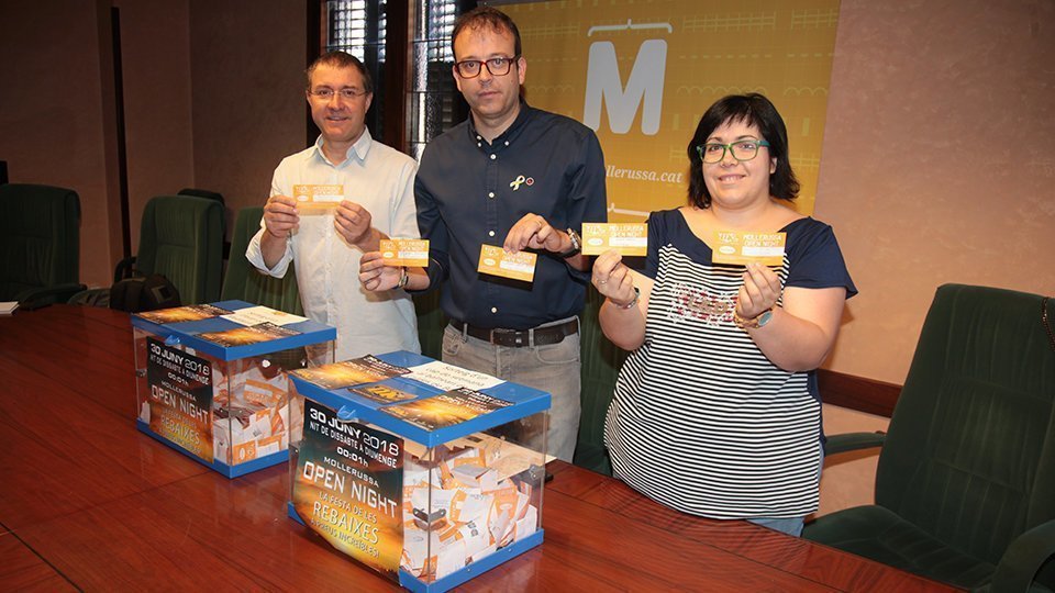 Imatge dels guanyadors dels sortejos de l'Open Night 2018