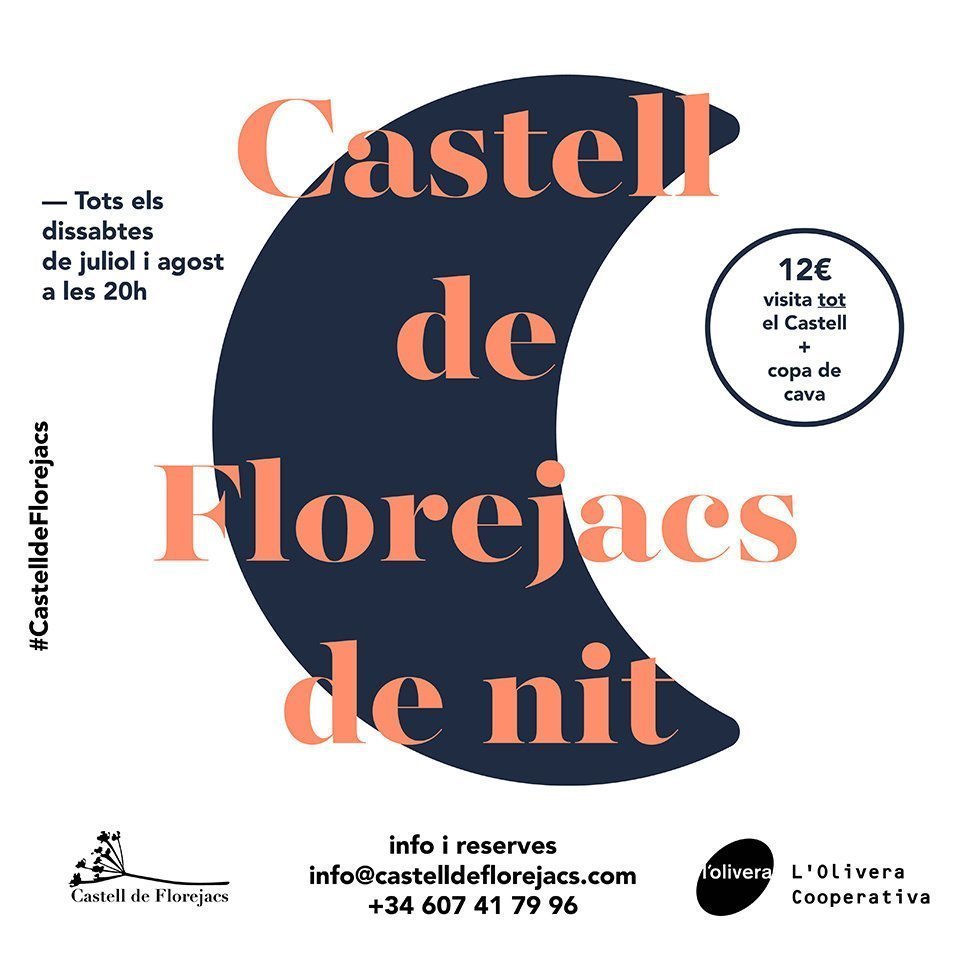 Cartell de l'activitat Castell de Nit al Castell de Florejacs