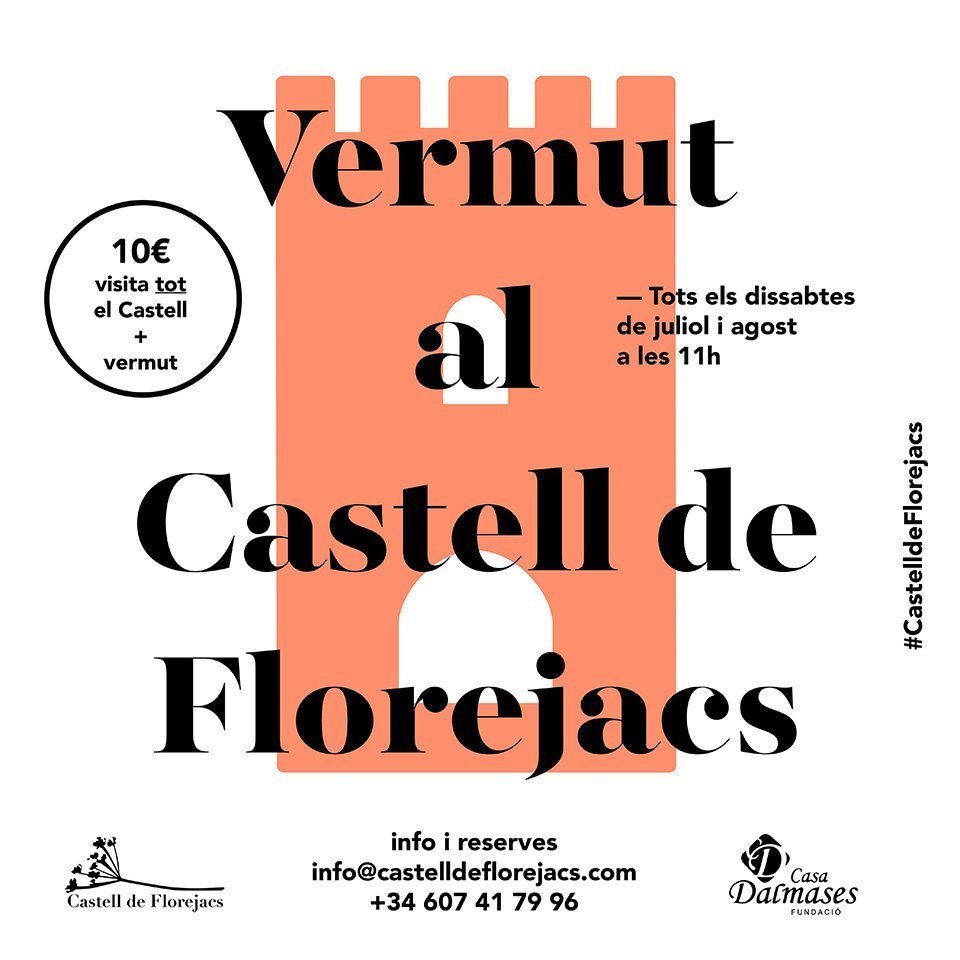 Cartell del Vermut al Castell de Florejacs