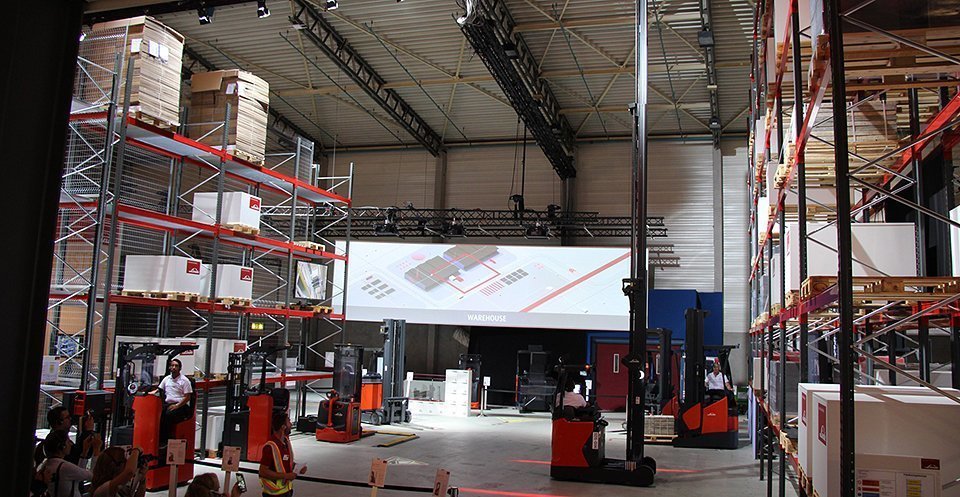 Espai de demostració del  Linde World Material Handling 2018